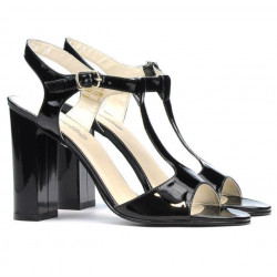 Sandale dama 1258 lac negru