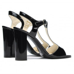 Sandale dama 1258 lac negru