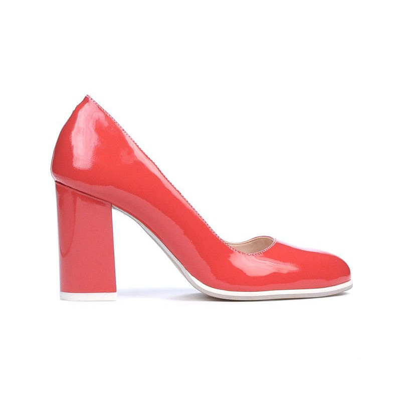 Pantofi eleganti/casual dama 1254 lac rosu corai