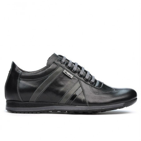 Pantofi sport barbati 711 negru+gri