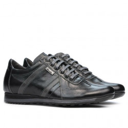 Pantofi sport barbati 711 negru+gri