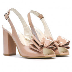 Sandale dama 1256 lac nude