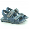 Sandale copii mici 11c indigo+gri