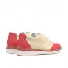 Pantofi copii mici 60c lac roz+bej