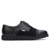 Pantofi casual dama 7001-1 negru combinat
