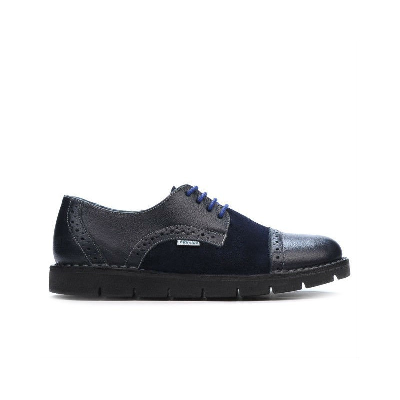 Pantofi casual dama 7001-1 indigo combinat
