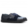 Pantofi casual dama 7001-1 indigo combinat