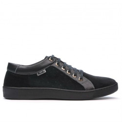 Pantofi casual/sport barbati 841 negru combinat