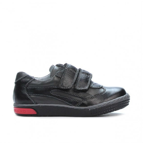 Pantofi copii mici 16-1c negru+gri Pantofi copii mici 16-1c negru+gri