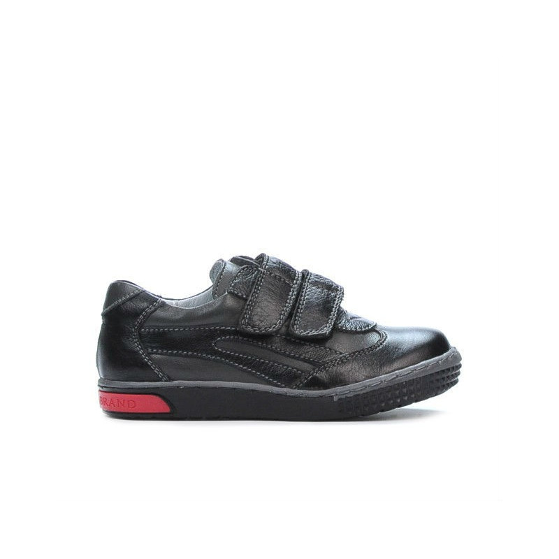 Pantofi copii mici 16-1c negru+gri