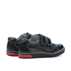 Pantofi copii mici 16-1c negru+gri