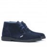 Női bakancs 7100-1 indigo velúr