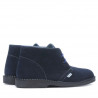 Női bakancs 7100-1 indigo velúr