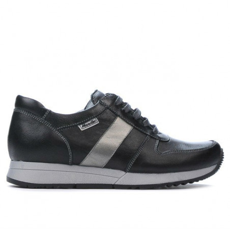 Pantofi sport dama 679 negru+argintiu