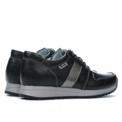 Pantofi sport dama 679 negru+argintiu