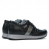 Pantofi sport dama 679 negru+argintiu