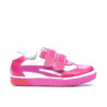 Pantofi copii mici 16-1c roz+alb