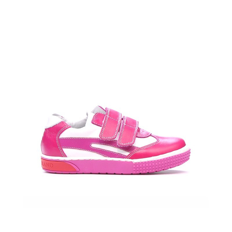 Pantofi copii mici 16-1c roz+alb