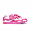 Pantofi copii mici 16-1c roz+alb