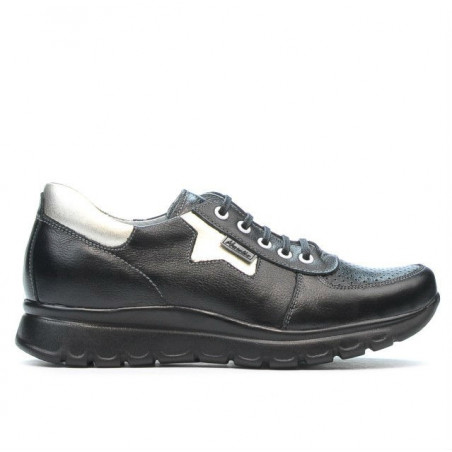 Pantofi sport dama 680 negru combinat