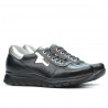 Pantofi sport dama 680 negru combinat