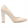 Pantofi eleganti dama 1261 lac bej sidef