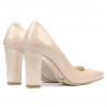 Pantofi eleganti dama 1261 lac bej sidef