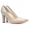 Pantofi eleganti dama 1243 lac bej sidef