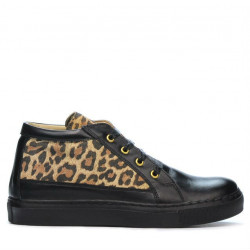 Ghete dama 3290 negru+tigris