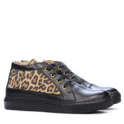 Ghete dama 3290 negru+tigris