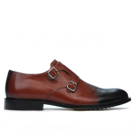 Pantofi eleganti barbati 840 a maro+negru