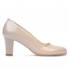 Pantofi eleganti dama 1209 lac bej sidef