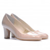 Pantofi eleganti dama 1209 lac bej sidef