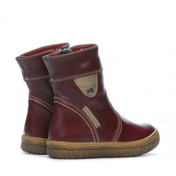 Ghete copii mici 34c bordo+aramiu
