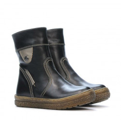 Ghete copii mici 34c negru+aramiu