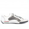 Pantofi sport adolescenti 307 crep alb+gri