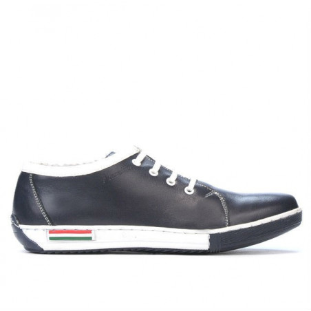 Pantofi sport adolescenti 309 indigo+alb