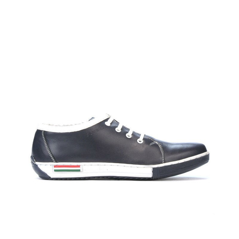 Pantofi sport adolescenti 309 indigo+alb