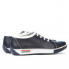 Pantofi sport adolescenti 309 indigo+alb