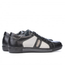 Pantofi sport adolescenti 310 negru+gri