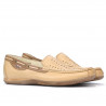 Mocasini 719p bej perforat