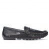 Mocasini barbati 737p negru perforat
