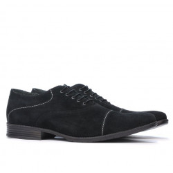 Pantofi casual / eleganti barbati 738 negru velur 
