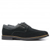 Pantofi casual barbati 739 negru velur