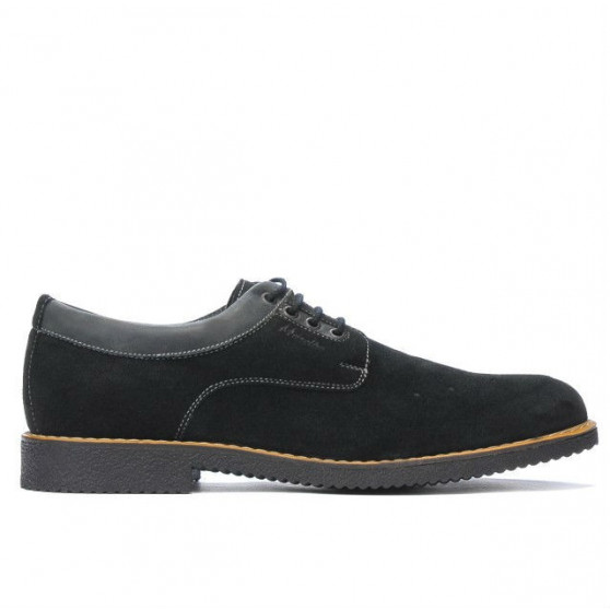 Pantofi casual barbati 739 negru velur