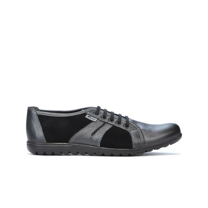 Pantofi sport barbati 748 gri petrol combinat