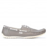Mocasini barbati 778 gri+alb