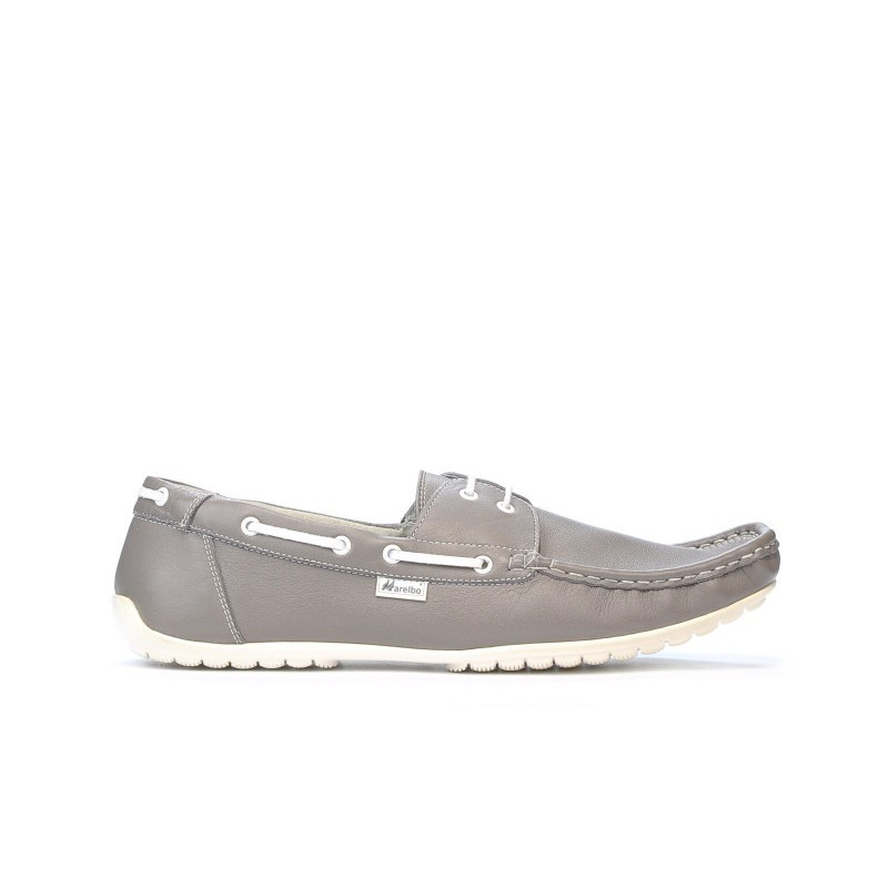 Mocasini barbati 778 gri+alb