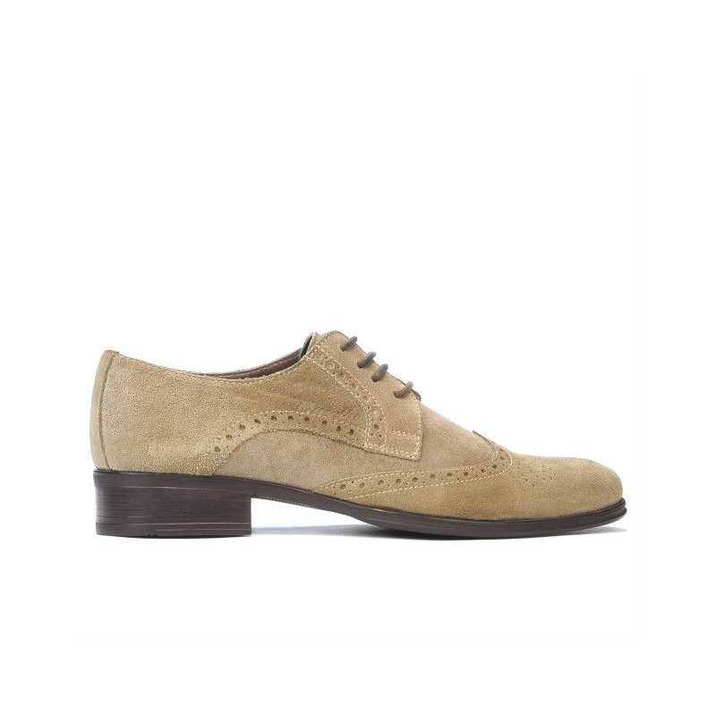 Pantofi casual barbati 783 nisip velur