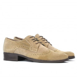 Pantofi casual barbati 783 nisip velur